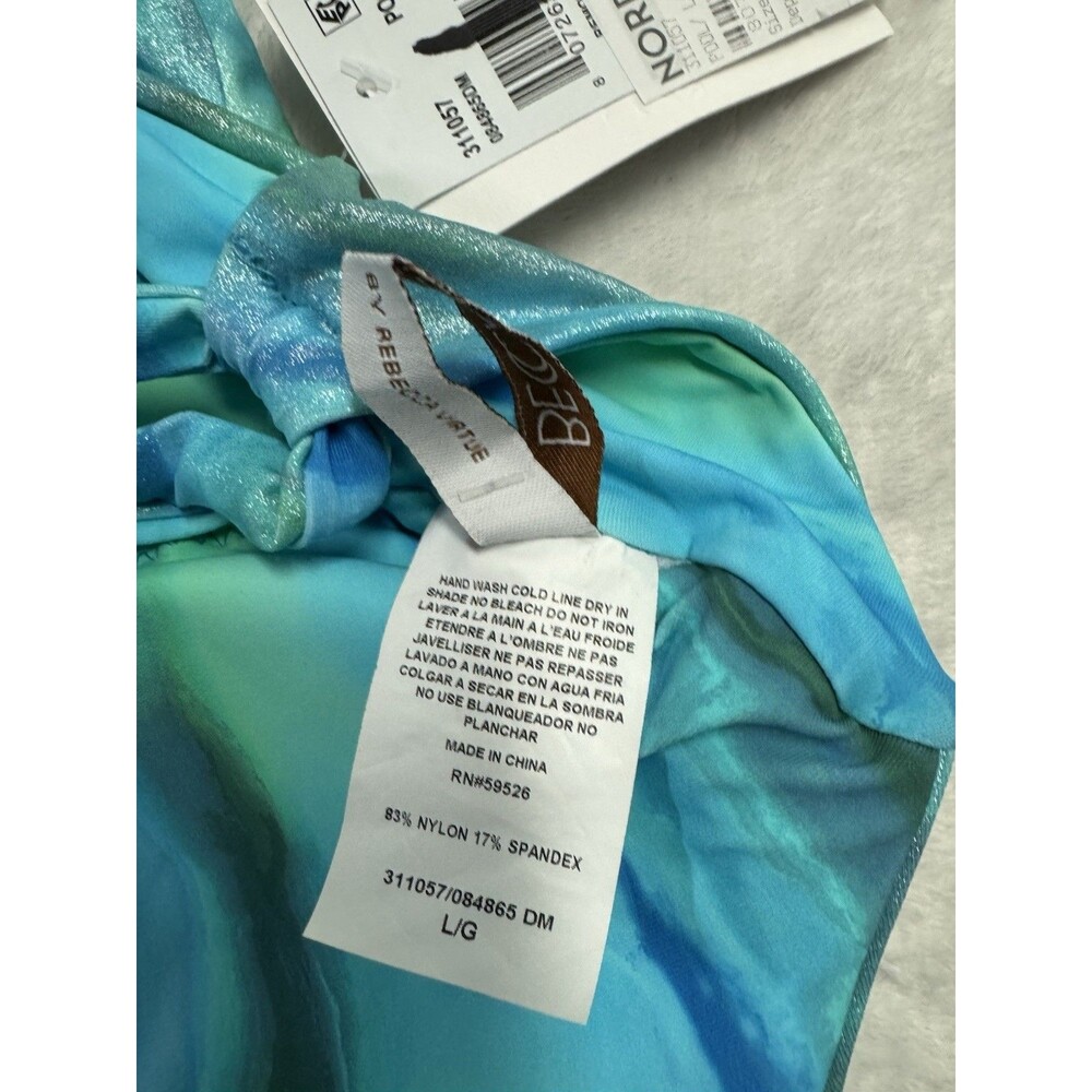 NWT BECCA Standard Solar Energy 1pc Swimsuit Pool Lagoon Size Large $149 MSRP - Picture 7 of 8
